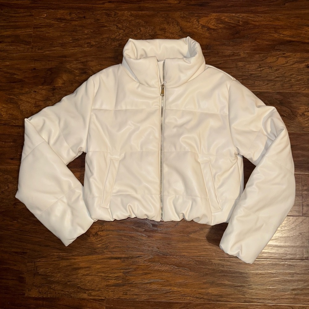 SWS White Puffer Jacket
